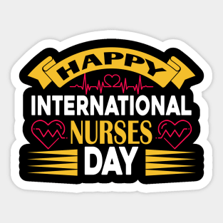 Happy International Nurses Day Sticker